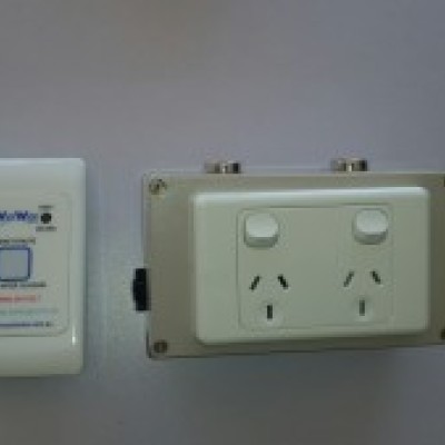 Photo of Chlorine System Electrical box and internal Alarm panel