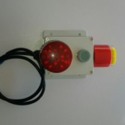 Photo of Commercial External Alarm. Can be connected to Model 10NR or Chlorine Electrical box